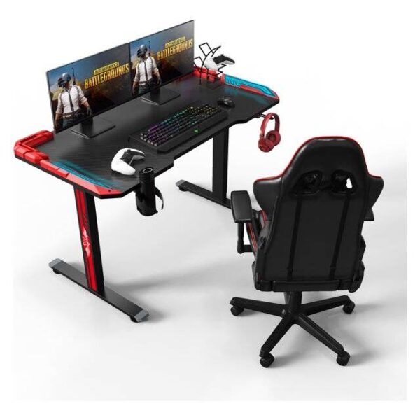 ⁦Spirit HS1 Gaming Adjustable Table [120x60cm] (Black)⁩ - الصورة ⁦2⁩
